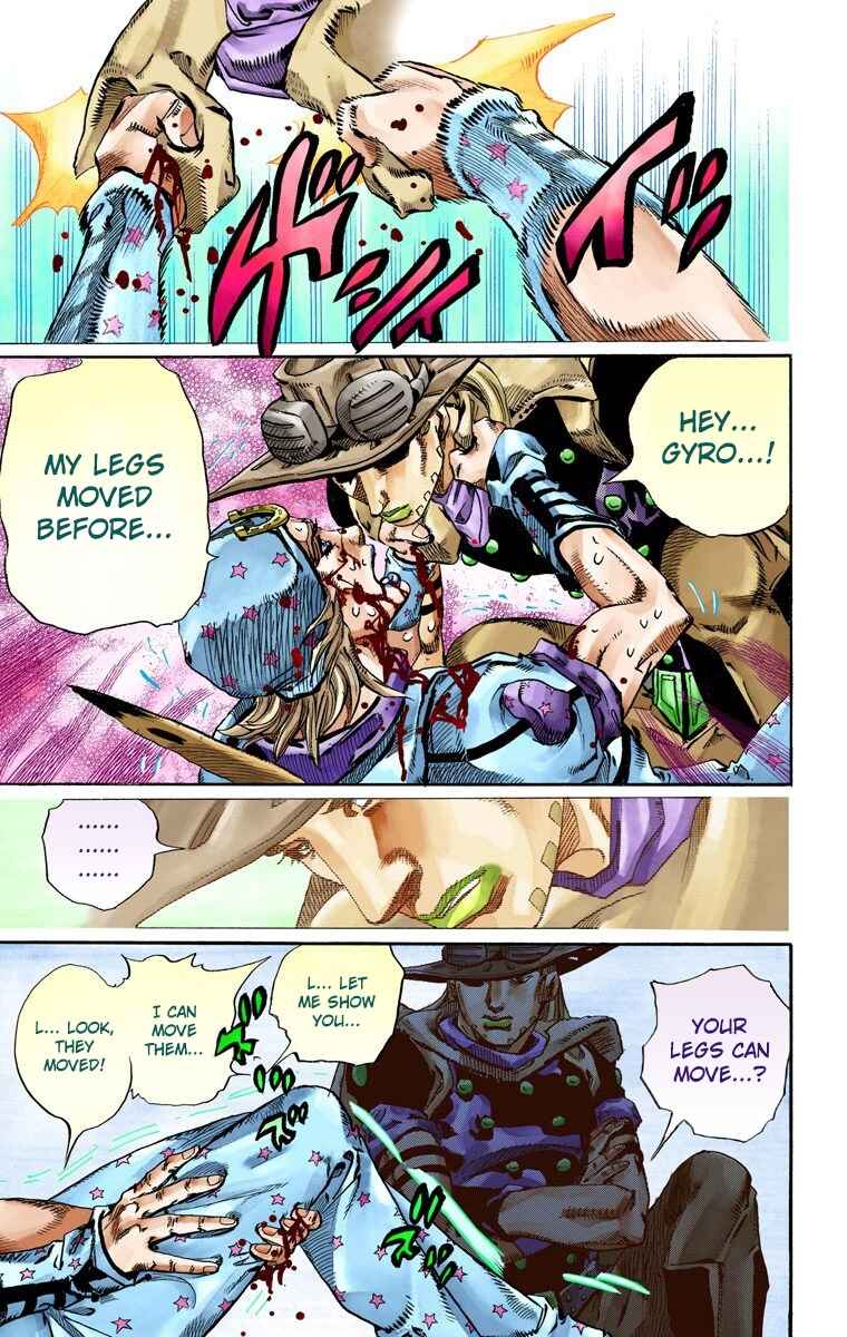 JoJo no Kimyou na Bouken: Part 7 - Steel Ball Run Color-ban Chapter 72 - Page 13