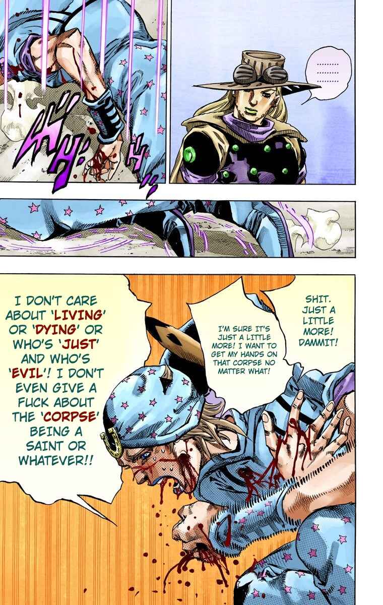 JoJo no Kimyou na Bouken: Part 7 - Steel Ball Run Color-ban Chapter 72 - Page 15
