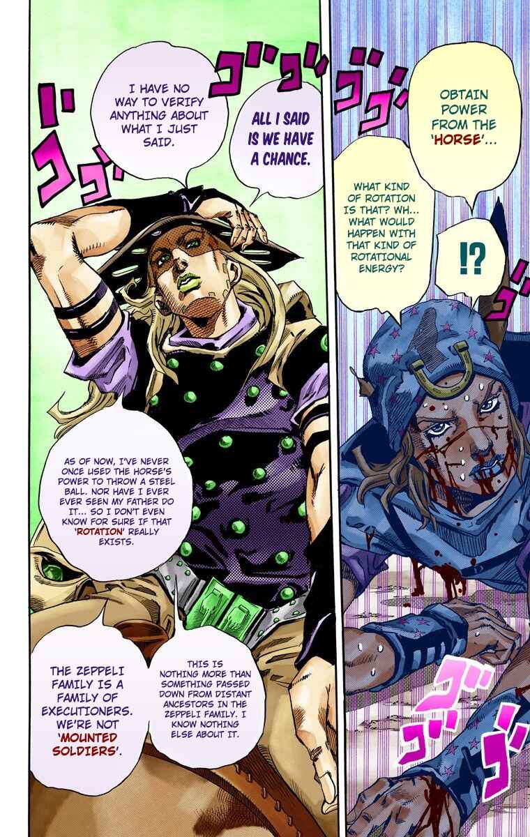 JoJo no Kimyou na Bouken: Part 7 - Steel Ball Run Color-ban Chapter 72 - Page 21
