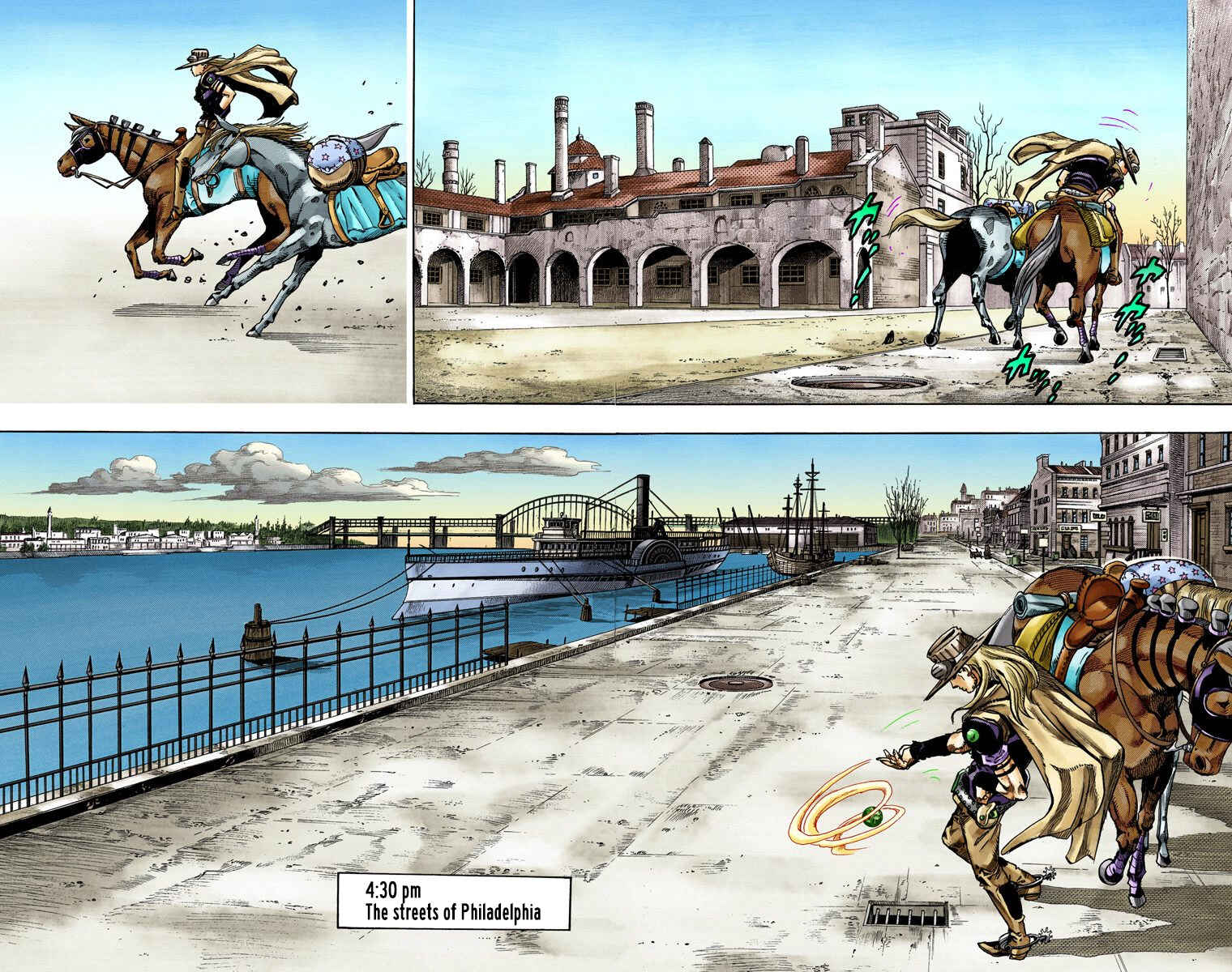 JoJo no Kimyou na Bouken: Part 7 - Steel Ball Run Color-ban Chapter 72 - Page 3