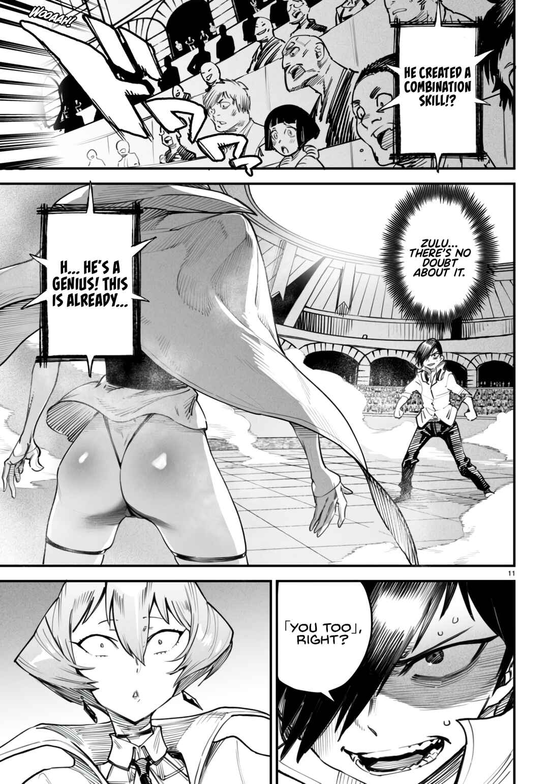 Tensei Coliseum: Saijaku Skill de Saikyou no Onna-tachi o Koryaku Shite Dorei Harem Tsukurimasu Chapter 11 - Page 12