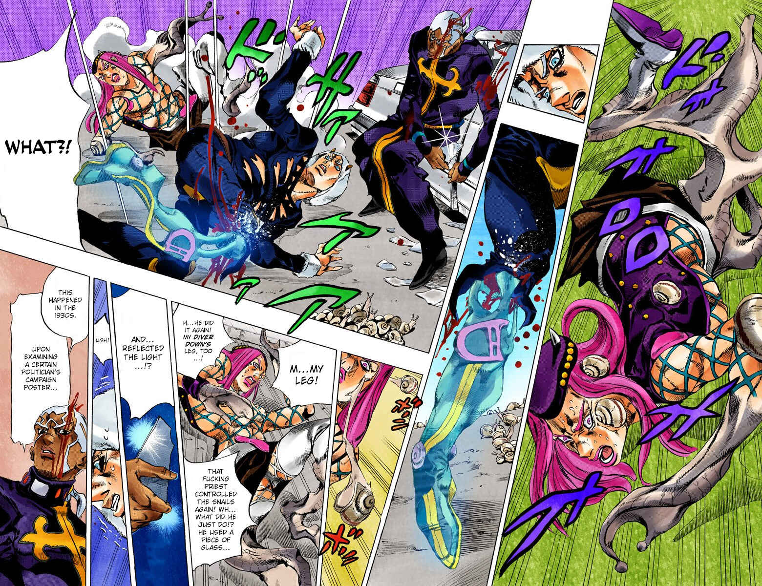 JoJo no Kimyou na Bouken: Part 6 - Stone Ocean Color-ban Chapter 134 - Page 12