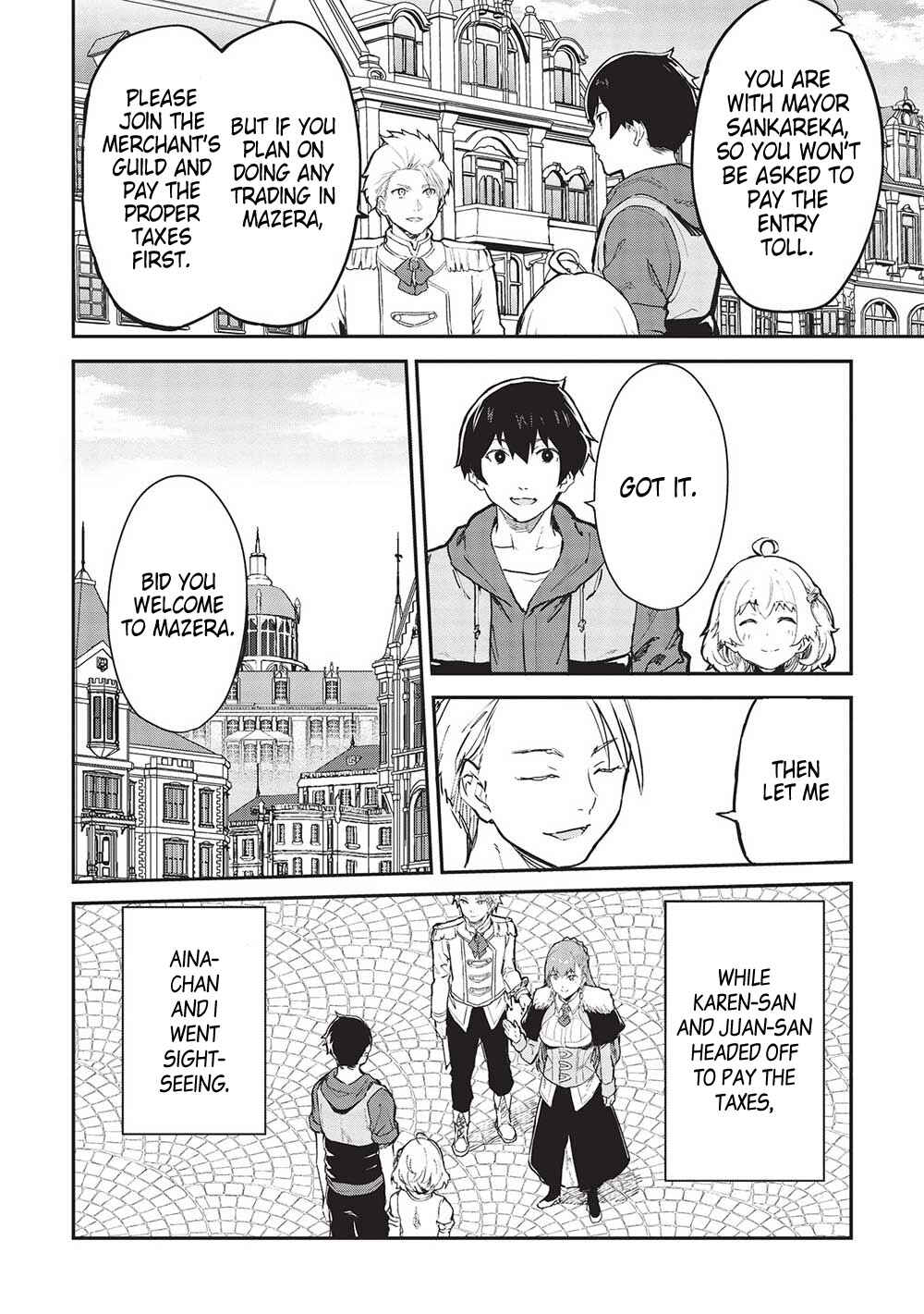 Itsudemo Jitaku ni Kaereru Ore wa, Isekai de Gyoushounin wo Hajimemashita Chapter 43 - Page 4