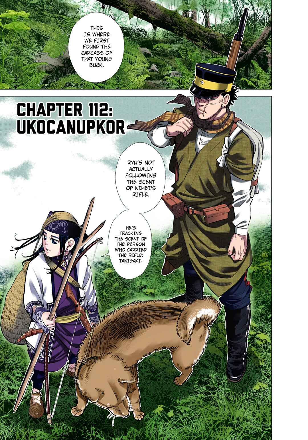 Golden Kamuy (Official Colored) Chapter 112 - Page 1