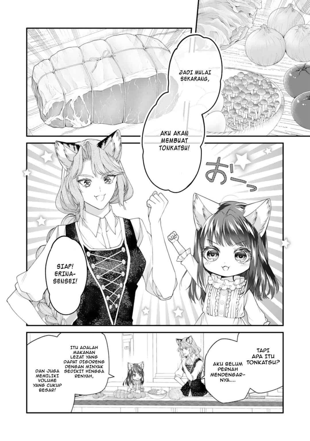 Neko Neko Youjo no Aijou Gohan ~Isekai de Mofumofu-tachi ni Ryouri wo Tsukurimasu!~ Chapter 4 - Page 16
