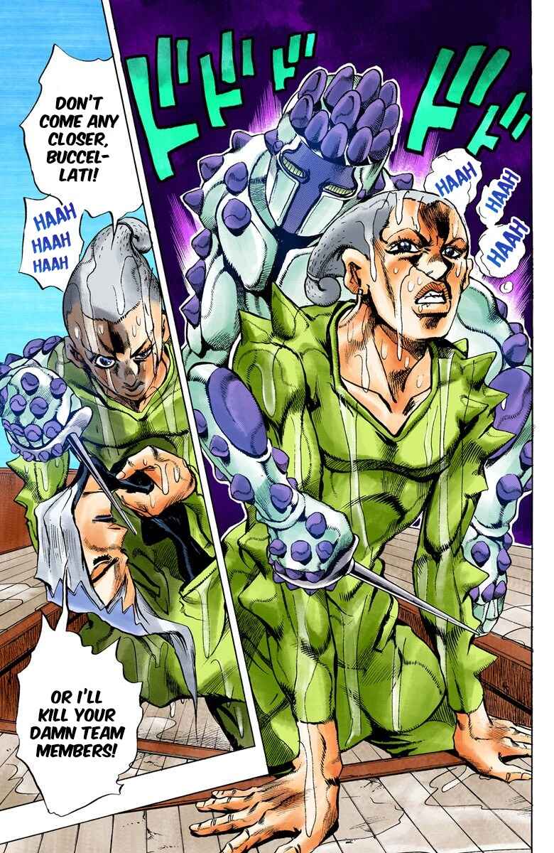 JoJo no Kimyou na Bouken: Part 5 - Ougon no Kaze Color-ban Chapter 22 - Page 17