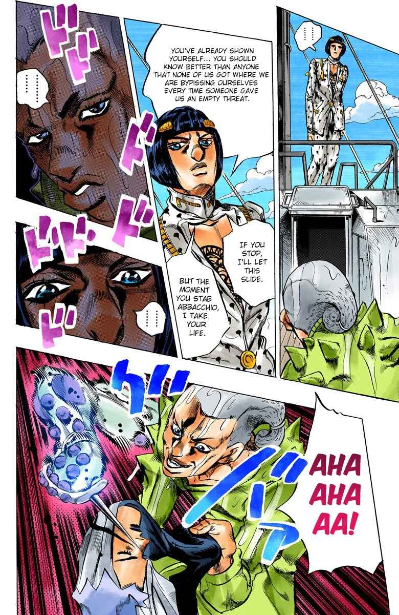 JoJo no Kimyou na Bouken: Part 5 - Ougon no Kaze Color-ban Chapter 22 - Page 18