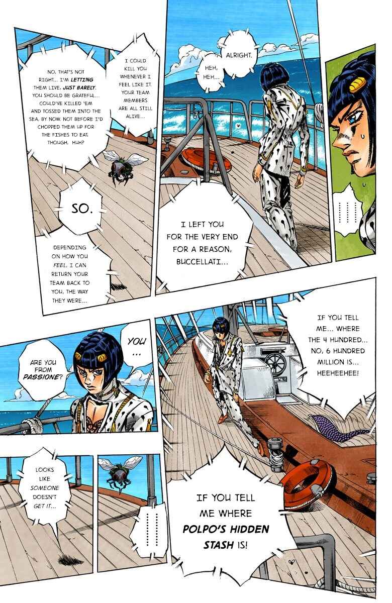 JoJo no Kimyou na Bouken: Part 5 - Ougon no Kaze Color-ban Chapter 22 - Page 8