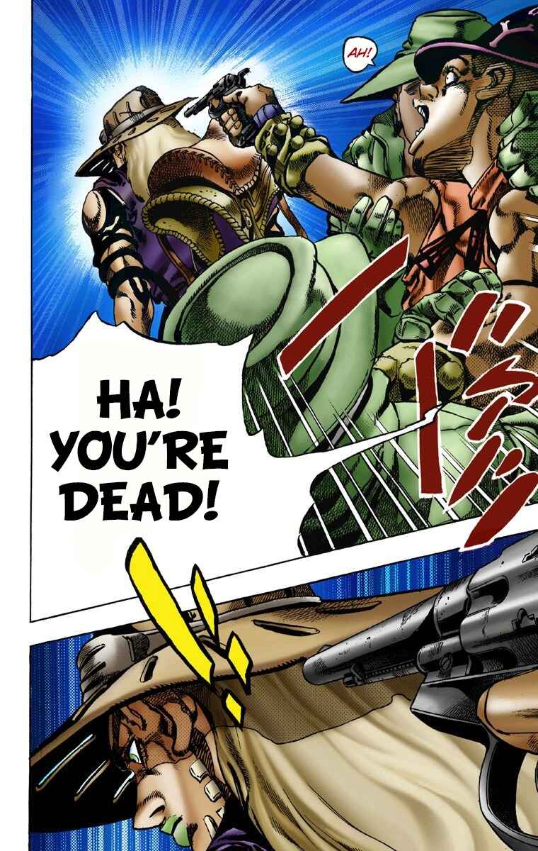 JoJo no Kimyou na Bouken: Part 7 - Steel Ball Run Color-ban Chapter 2 - Page 13