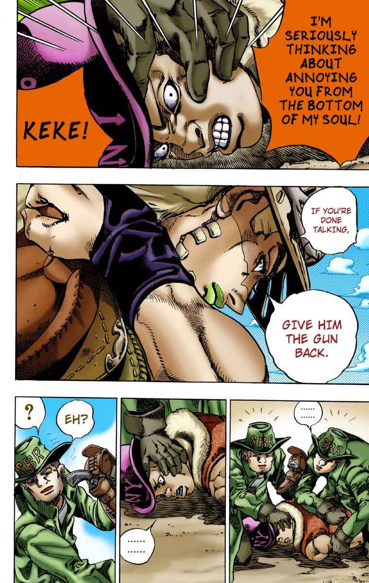 JoJo no Kimyou na Bouken: Part 7 - Steel Ball Run Color-ban Chapter 2 - Page 15