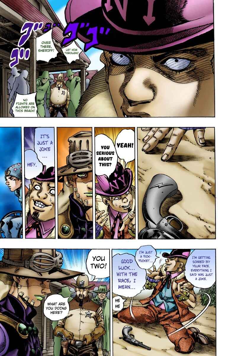 JoJo no Kimyou na Bouken: Part 7 - Steel Ball Run Color-ban Chapter 2 - Page 19