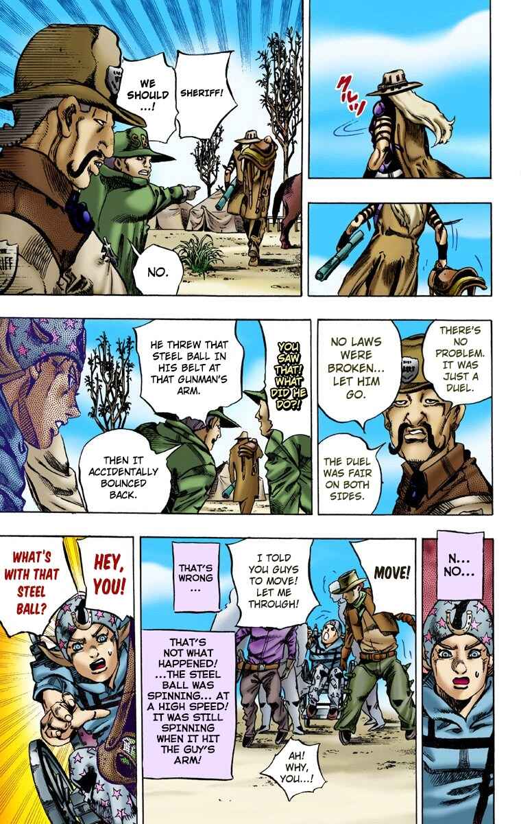 JoJo no Kimyou na Bouken: Part 7 - Steel Ball Run Color-ban Chapter 2 - Page 26