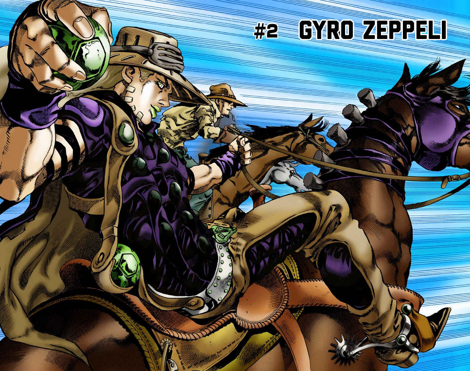 JoJo no Kimyou na Bouken: Part 7 - Steel Ball Run Color-ban Chapter 2 - Page 3