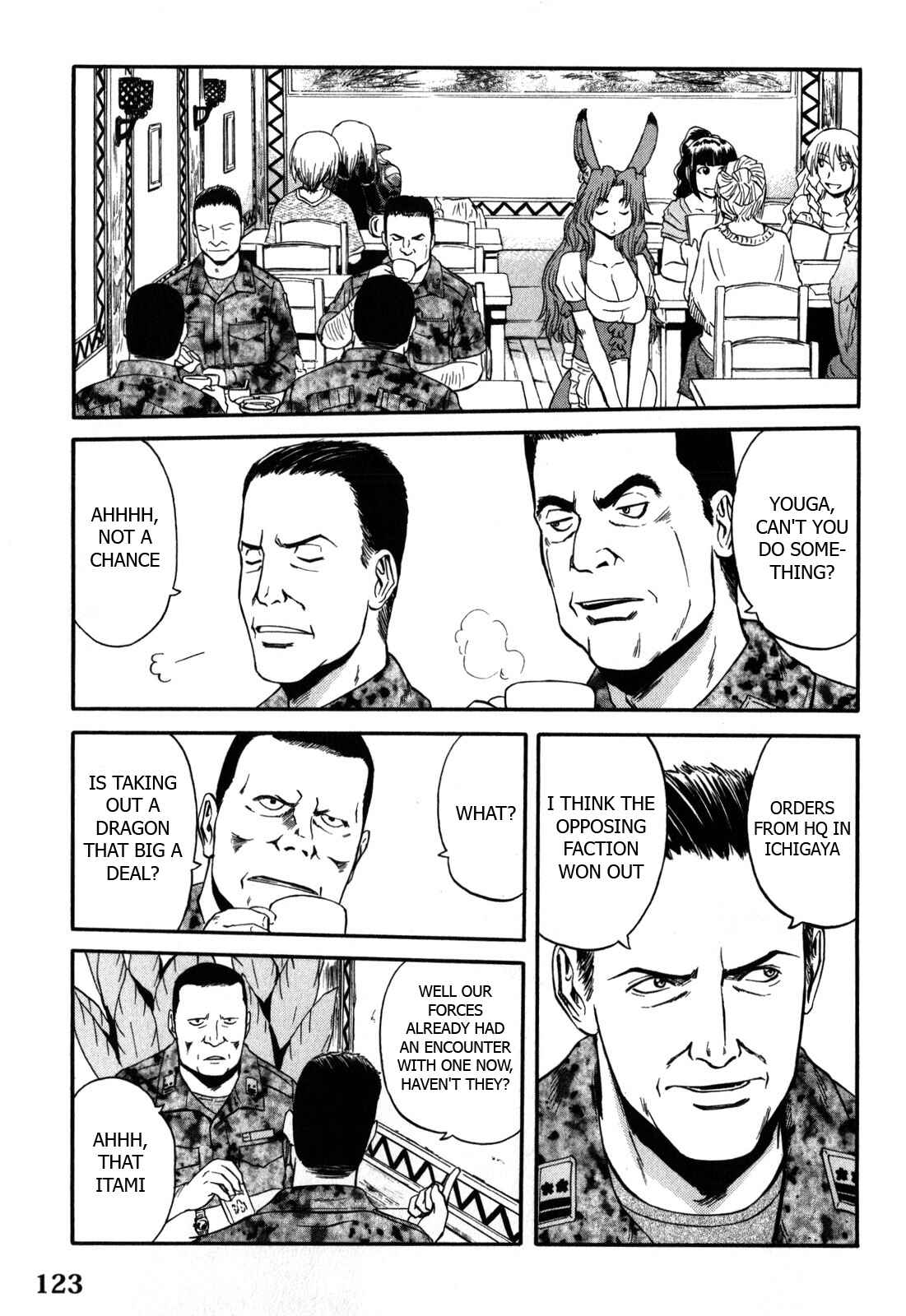 GATE - Jieitai Kanochi nite, Kaku Tatakaeri Chapter 28 - Page 13