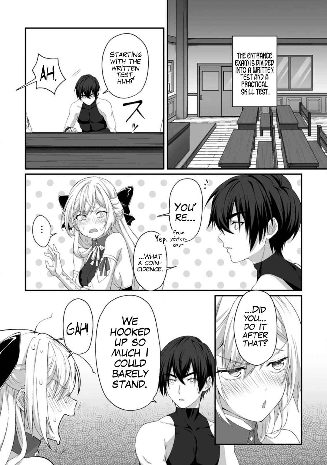 Teisou Gyakuten Sekai de Yuiitsu no Otoko Kishi no Ore, Onna Kishi Gakuen ni Nyuugaku Shitara Nazeka Eiyou Atsukai Sareta: Zetsurin Skill de Harem Musou Chapter 2.2 - Page 7
