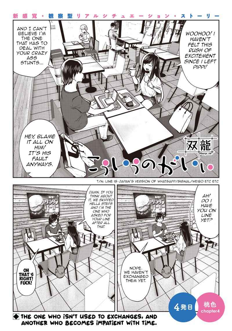 Kouiu no Ga Ii Chapter 4.4 - Page 1