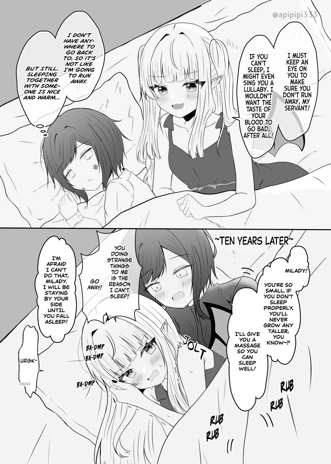 Kyuuketsuki ni Kawareta Shoujo no Juunen-go Chapter 3 - Page 1
