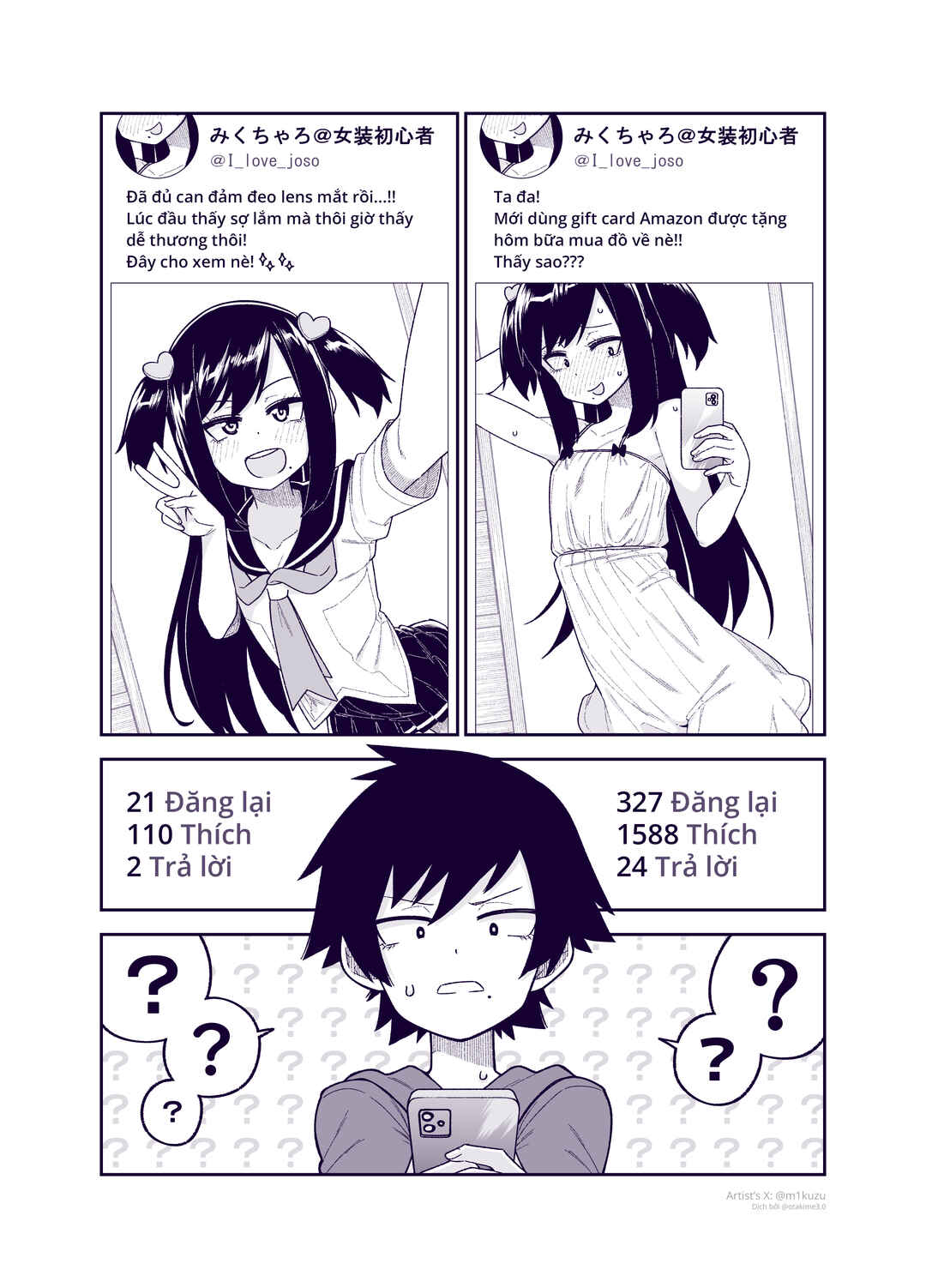 The Crossdressing Boy Who Understood His Fan's Demand Chapter ? - Page 1