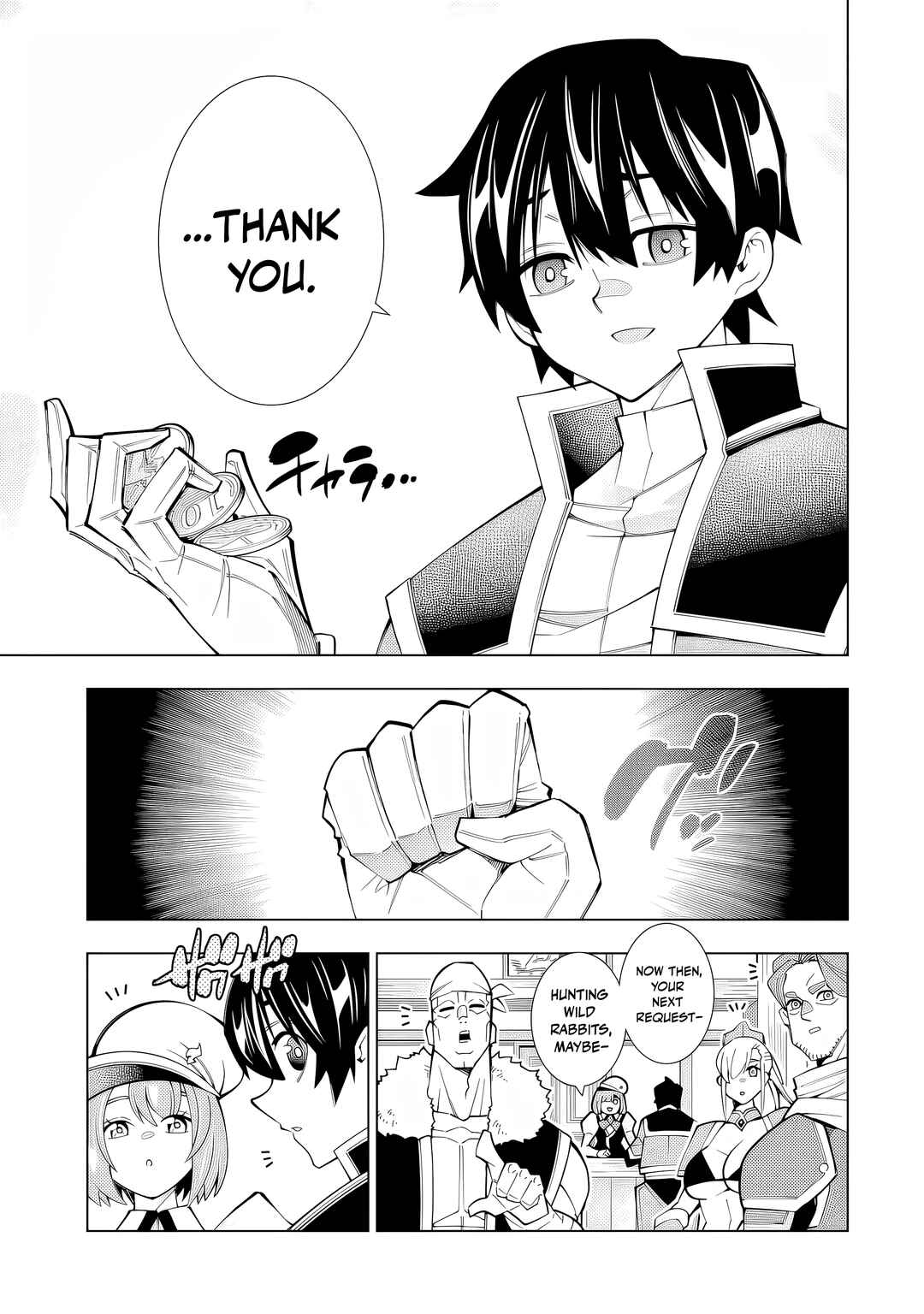 Man-nen F-Rank "Tsuuyaku" Sukiru-mochi Teihen Boukensha, Ishu-zoku no Saikyou Bishoujo-tachi to Party wo Kundesainou ni Kaikashi Musou suru Chapter 1 - Page 8