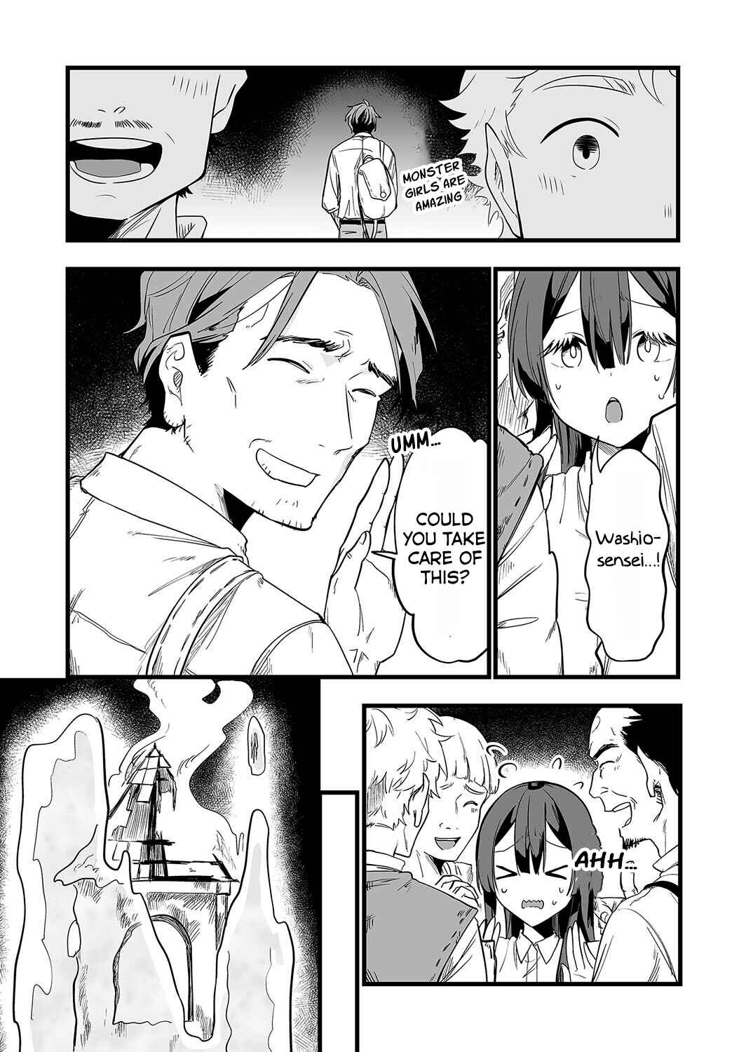 "Ano Toki Tasukete Itadaita Monster Musume desu." Isekai Ossan Kyoushi Totsuzen no Moteki ni Konwaku suru Chapter 6 - Page 8