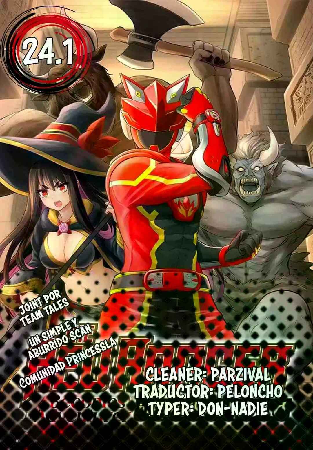 Sentai Red: Isekai de Boukensha ni Naru Chapter 24 - Page 1
