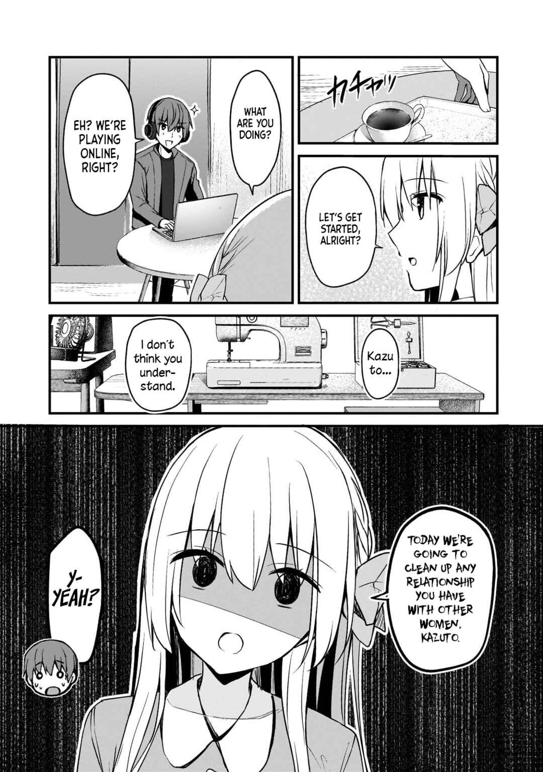 Netoge no Yome ga Ninki Idol datta: Cool kei no Kanojo wa Genjitsu demo Yome no Tsumori de Iru Chapter 12 - Page 7