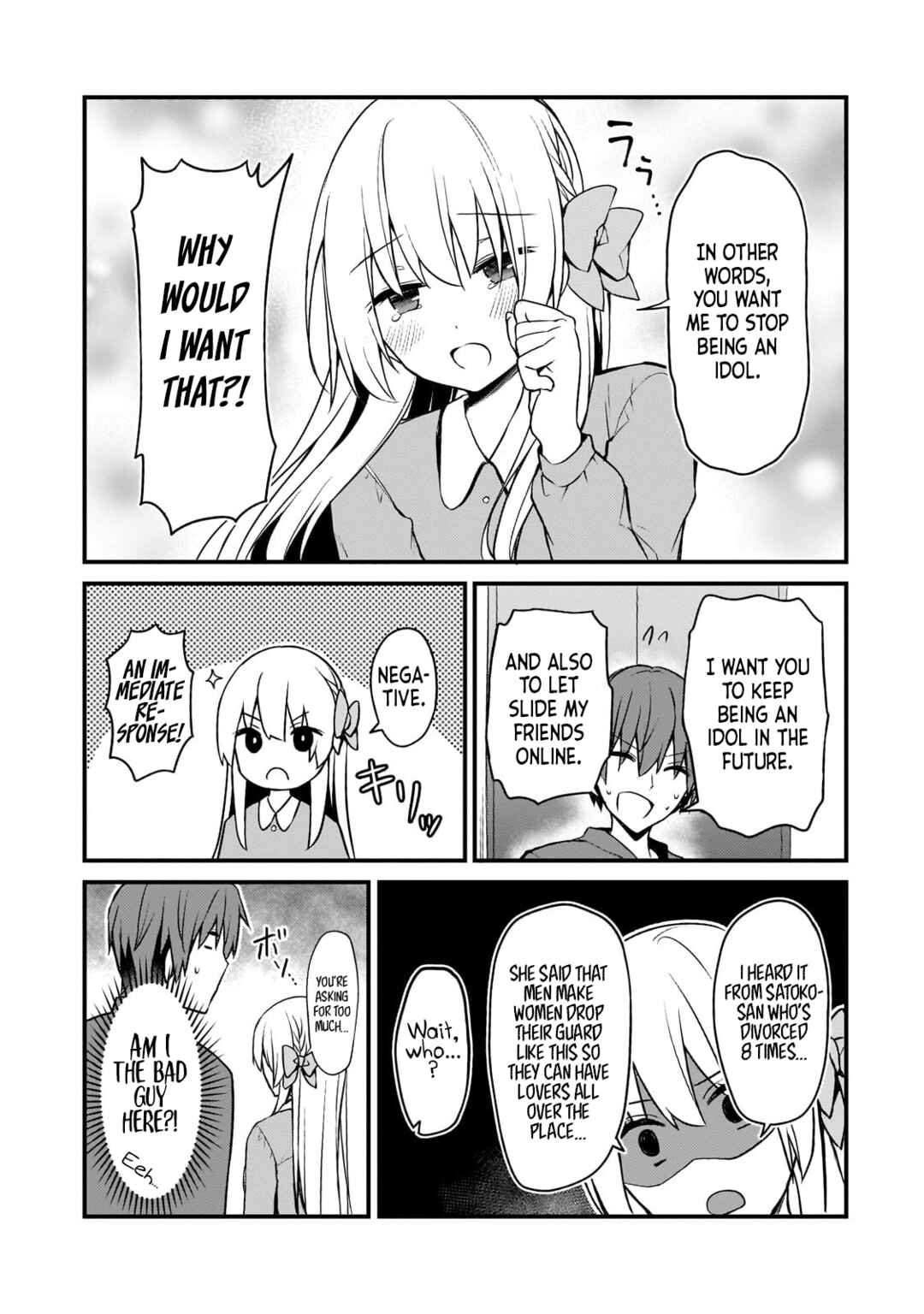 Netoge no Yome ga Ninki Idol datta: Cool kei no Kanojo wa Genjitsu demo Yome no Tsumori de Iru Chapter 12 - Page 9