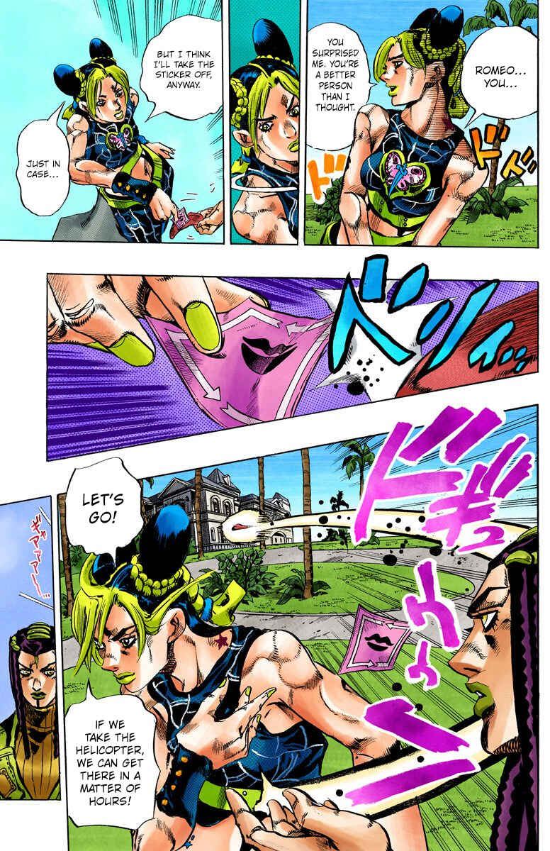 JoJo no Kimyou na Bouken: Part 6 - Stone Ocean Color-ban Chapter 111 - Page 14