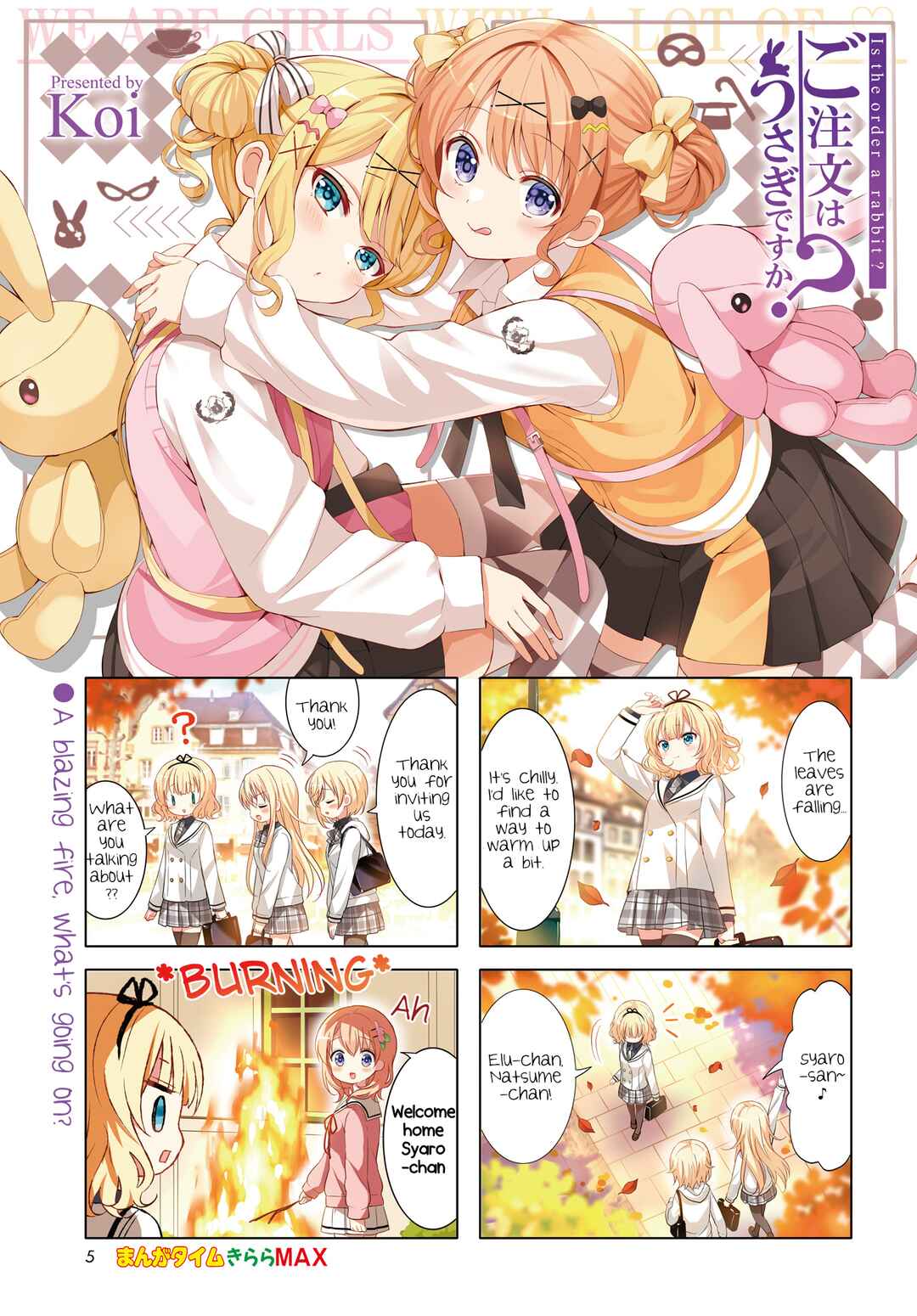 Gochuumon wa Usagi desu ka? Chapter 161 - Page 1