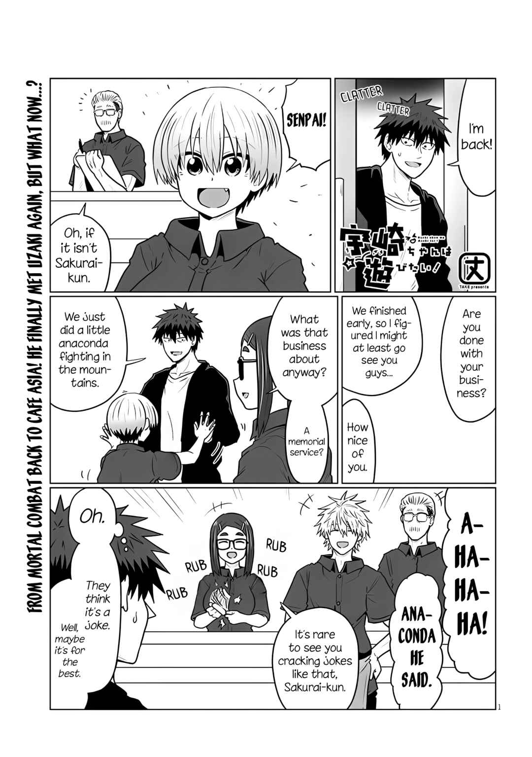 Uzaki-chan wa Asobitai! Chapter 133 - Page 1