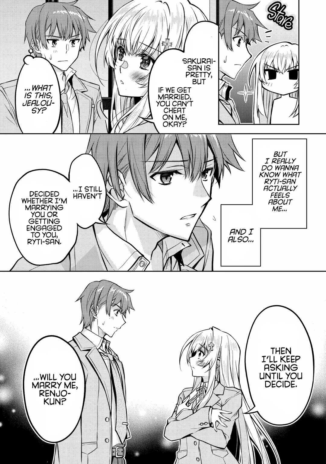 Tsundere Hokuou Bishoujo no Classmate ga, Kon'yakusha ni natta Totan ni Dere Ippentou ni Natteshimatta Ken ni tsuite Chapter 4 - Page 10