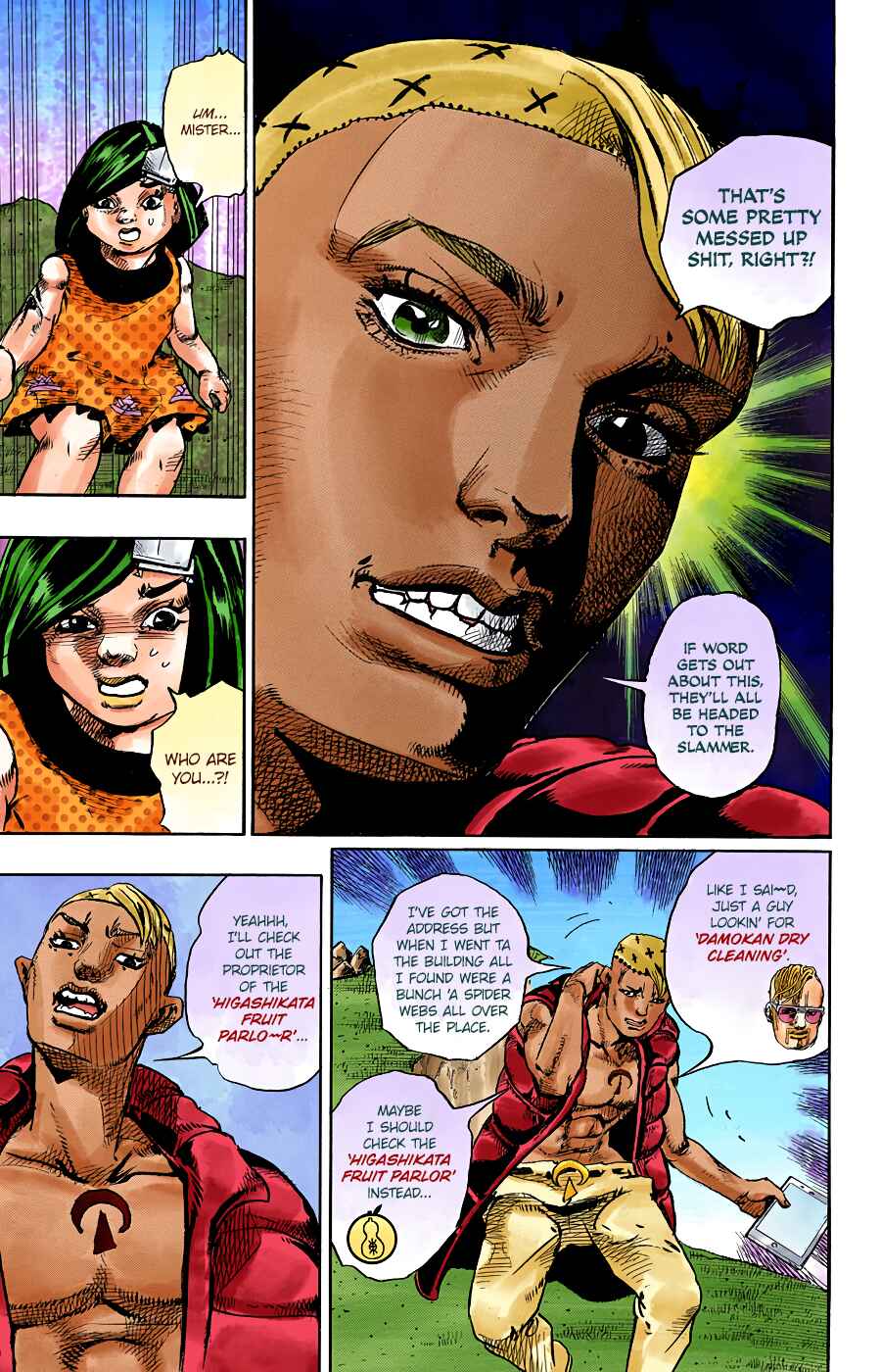 JoJo no Kimyou na Bouken: Part 8 - JoJolion Color-ban Chapter 87 - Page 21