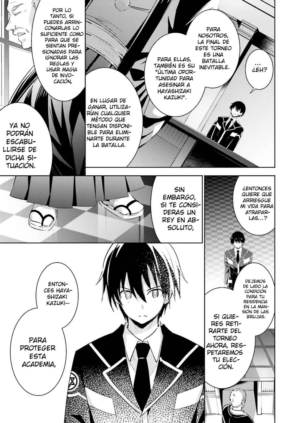 Magika no Kenshi to Shoukan Maou Chapter 54 - Page 8