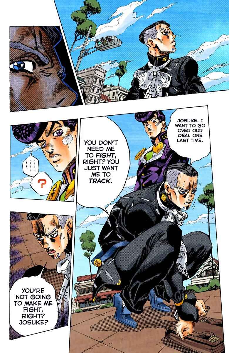 JoJo no Kimyou na Bouken: Part 4 - Diamond wa Kudakenai Color-ban Chapter 139 - Page 15