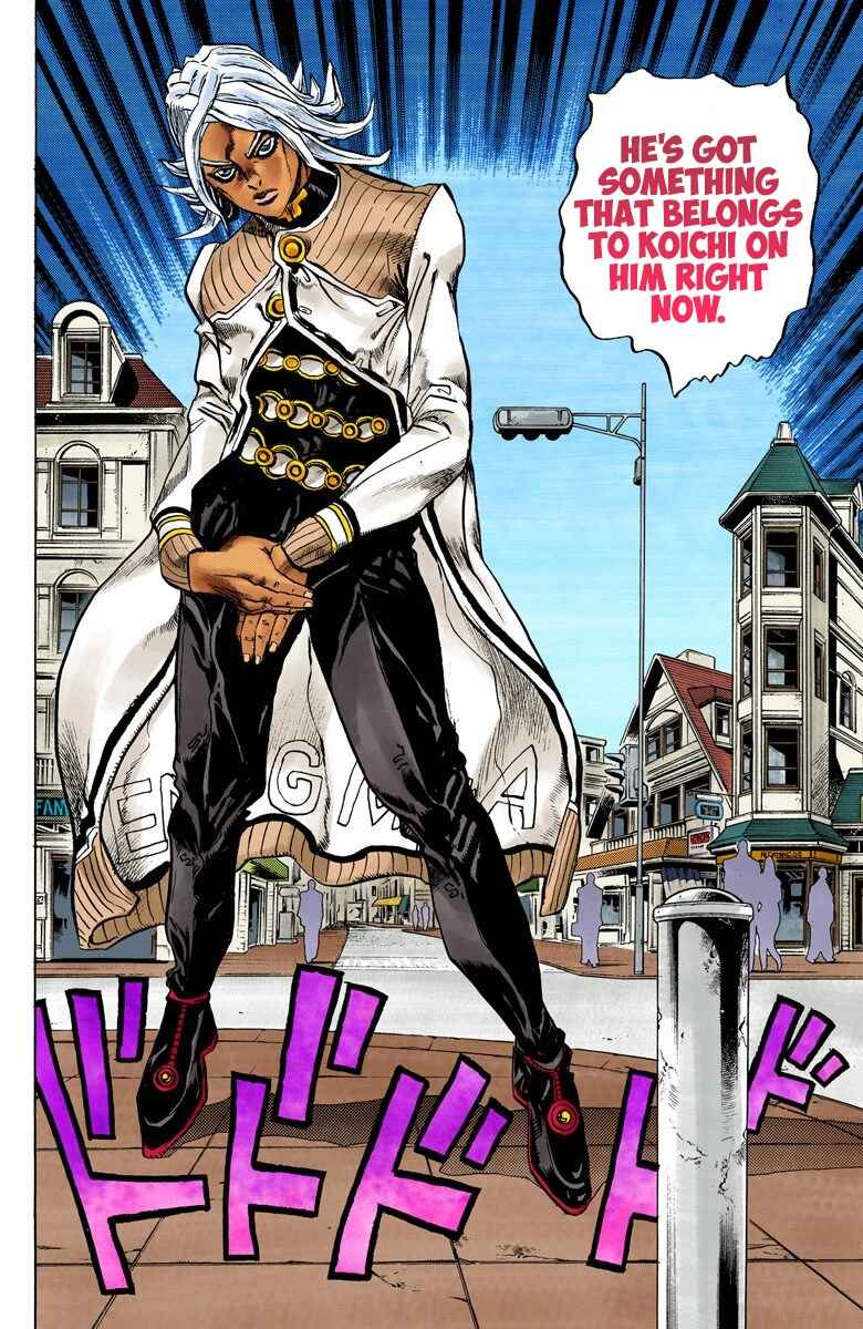JoJo no Kimyou na Bouken: Part 4 - Diamond wa Kudakenai Color-ban Chapter 139 - Page 17