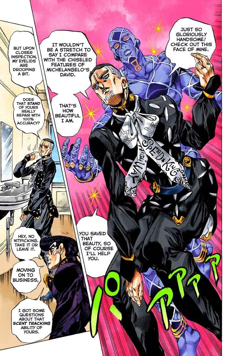 JoJo no Kimyou na Bouken: Part 4 - Diamond wa Kudakenai Color-ban Chapter 139 - Page 8