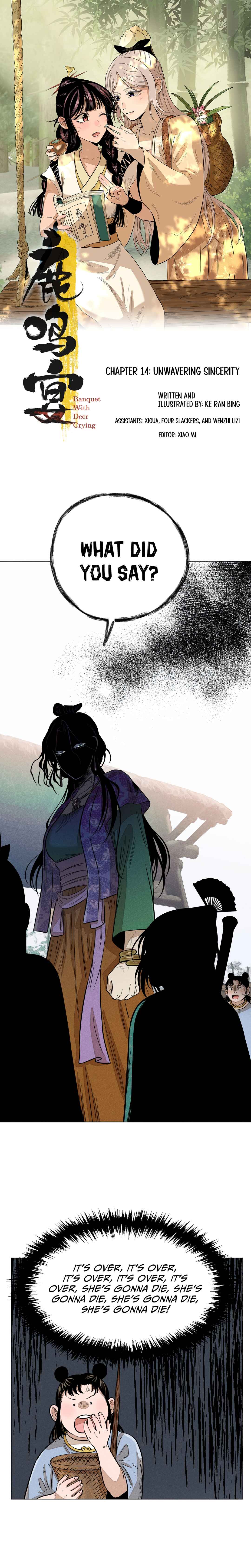 Banquet With Deer Crying Chapter 14.1 - Page 1