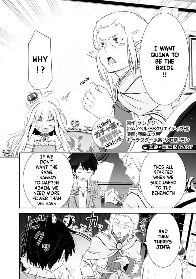 Attouteki Gacha un de Isekai wo Nariagaru! Chapter 13 - Page 2