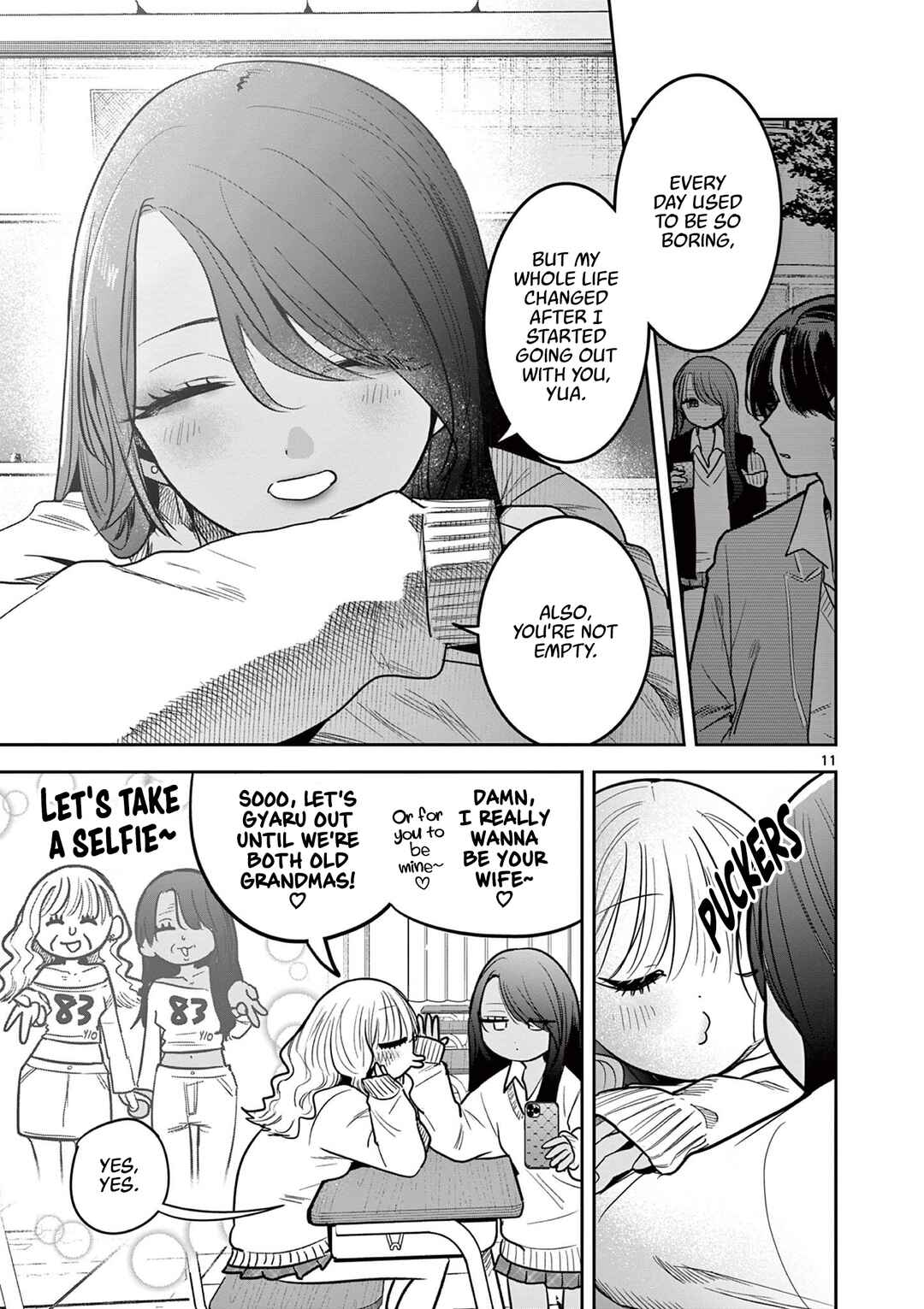 #Gyaru to Gyaru no Yuri Chapter 4 - Page 11