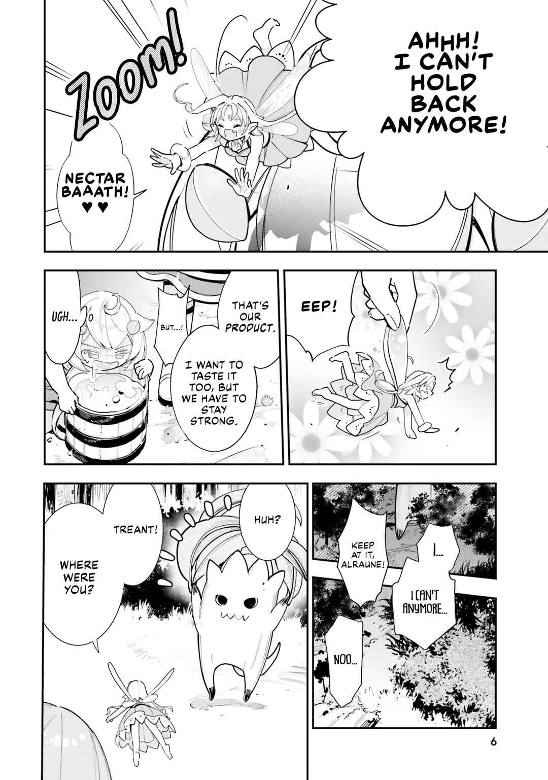 Shokubutsu Monster Musume Nikki: Seijo datta Watashi ga Uragirareta Hate ni Alraune ni Tensei Shite Shimatta node, kore kara wa Kougousei o Shinagara Shizuka ni Shokubutsu Life o Sugoshimasu Chapter 21 - Page 5