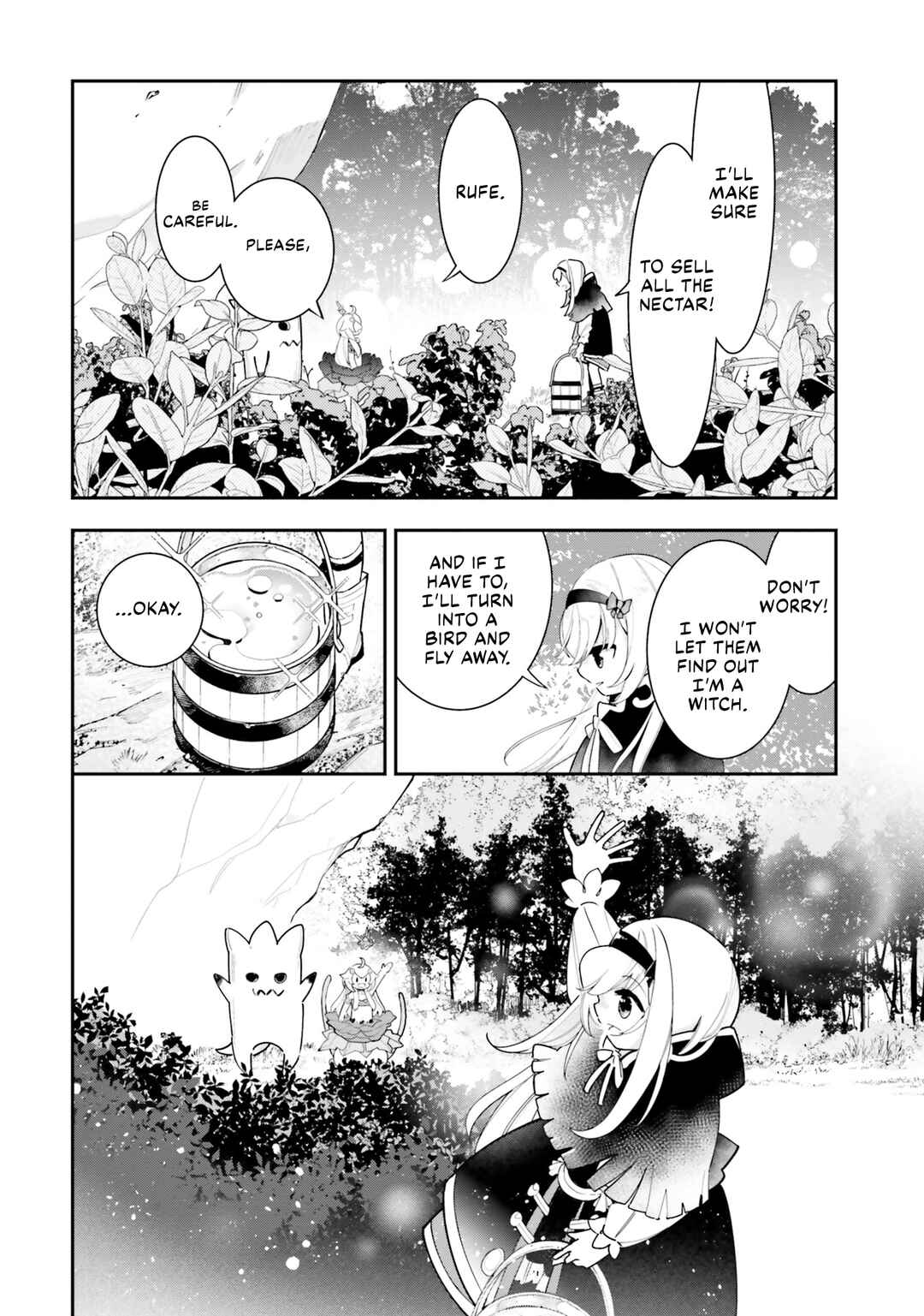 Shokubutsu Monster Musume Nikki: Seijo datta Watashi ga Uragirareta Hate ni Alraune ni Tensei Shite Shimatta node, kore kara wa Kougousei o Shinagara Shizuka ni Shokubutsu Life o Sugoshimasu Chapter 21 - Page 7