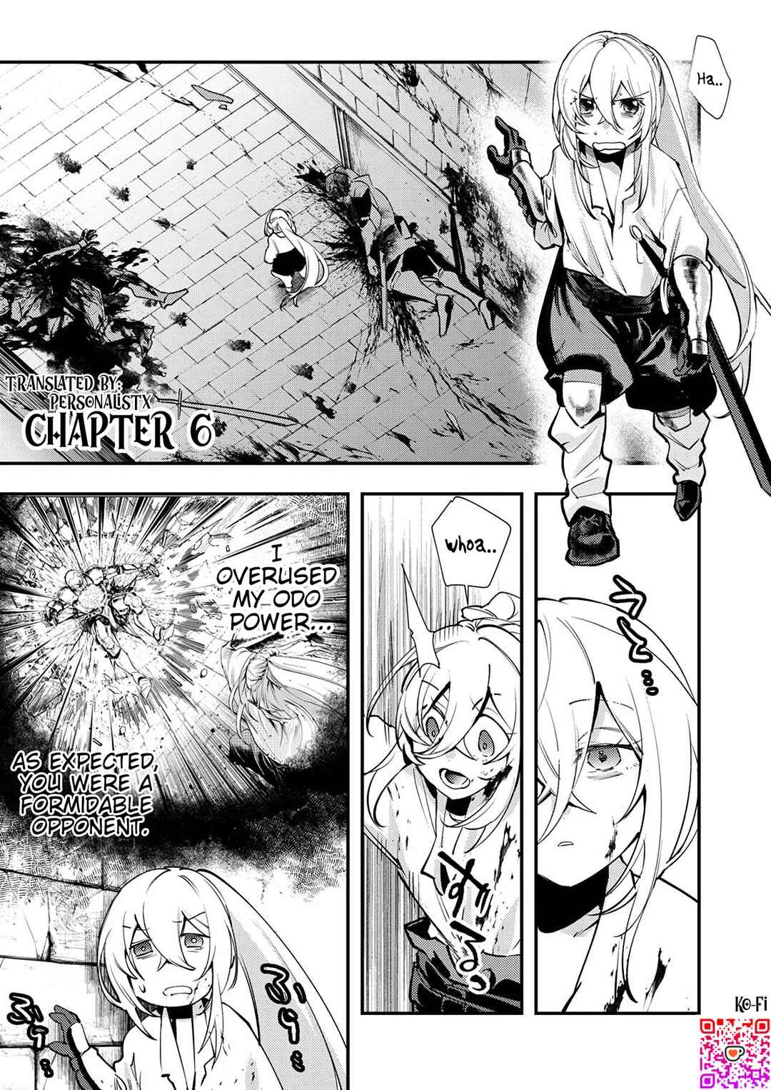 Shura Youjo no Eiyuutan ~Hanpa-sha to Iwa Reta Youhei, Youjo ni Tensei Shite Nariagaru~ Chapter 6 - Page 1
