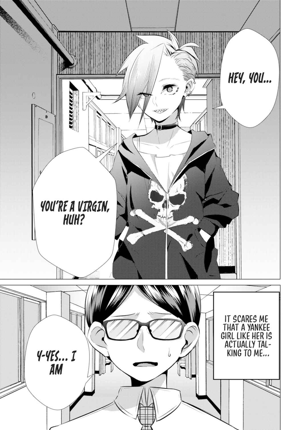 Yankee-chan ga Jimi Megane ni Koisuru Hanashi Chapter 1 - Page 1