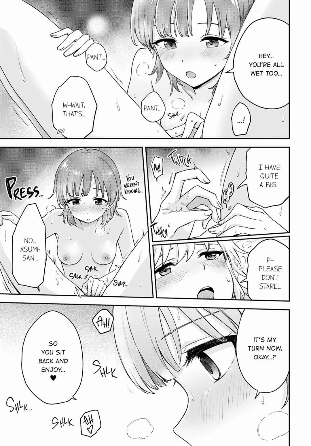 Asumi-chan wa Les Fuuzoku ni Kyoumi ga Arimasu! Chapter 32 - Page 15