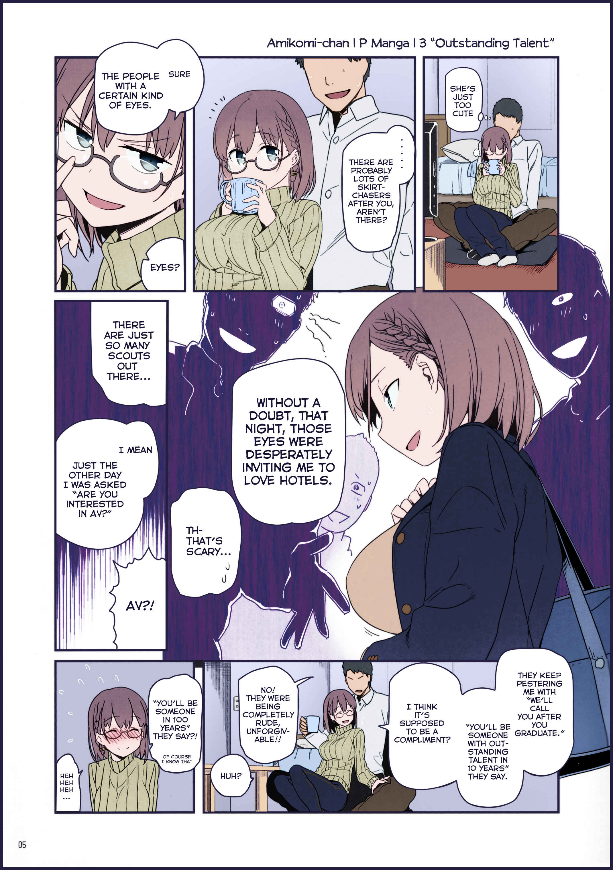 Getsuyoubi no Tawawa (Twitter Webcomic) (Fan Colored) Chapter 3 - Page 5
