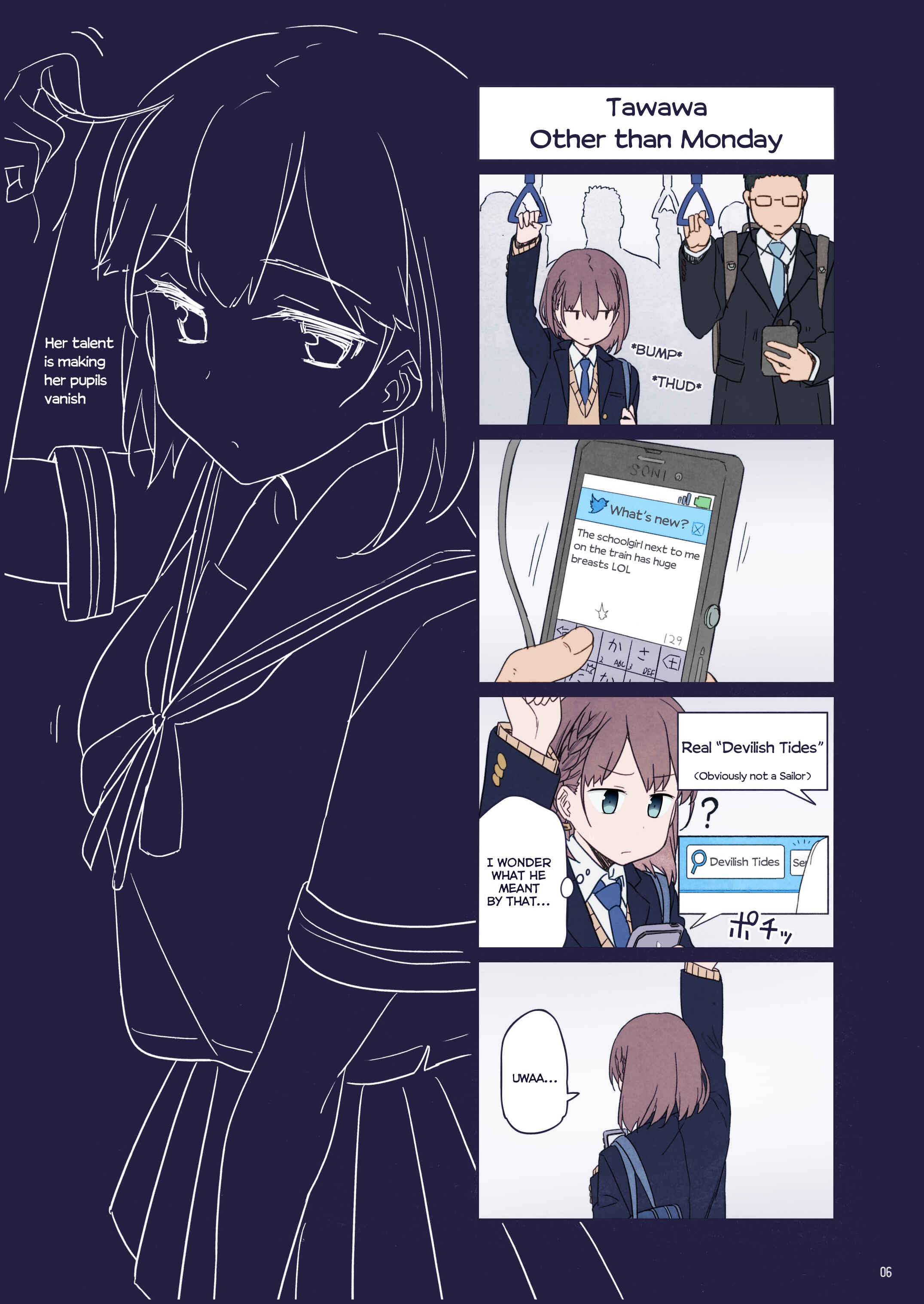 Getsuyoubi no Tawawa (Twitter Webcomic) (Fan Colored) Chapter 3 - Page 7