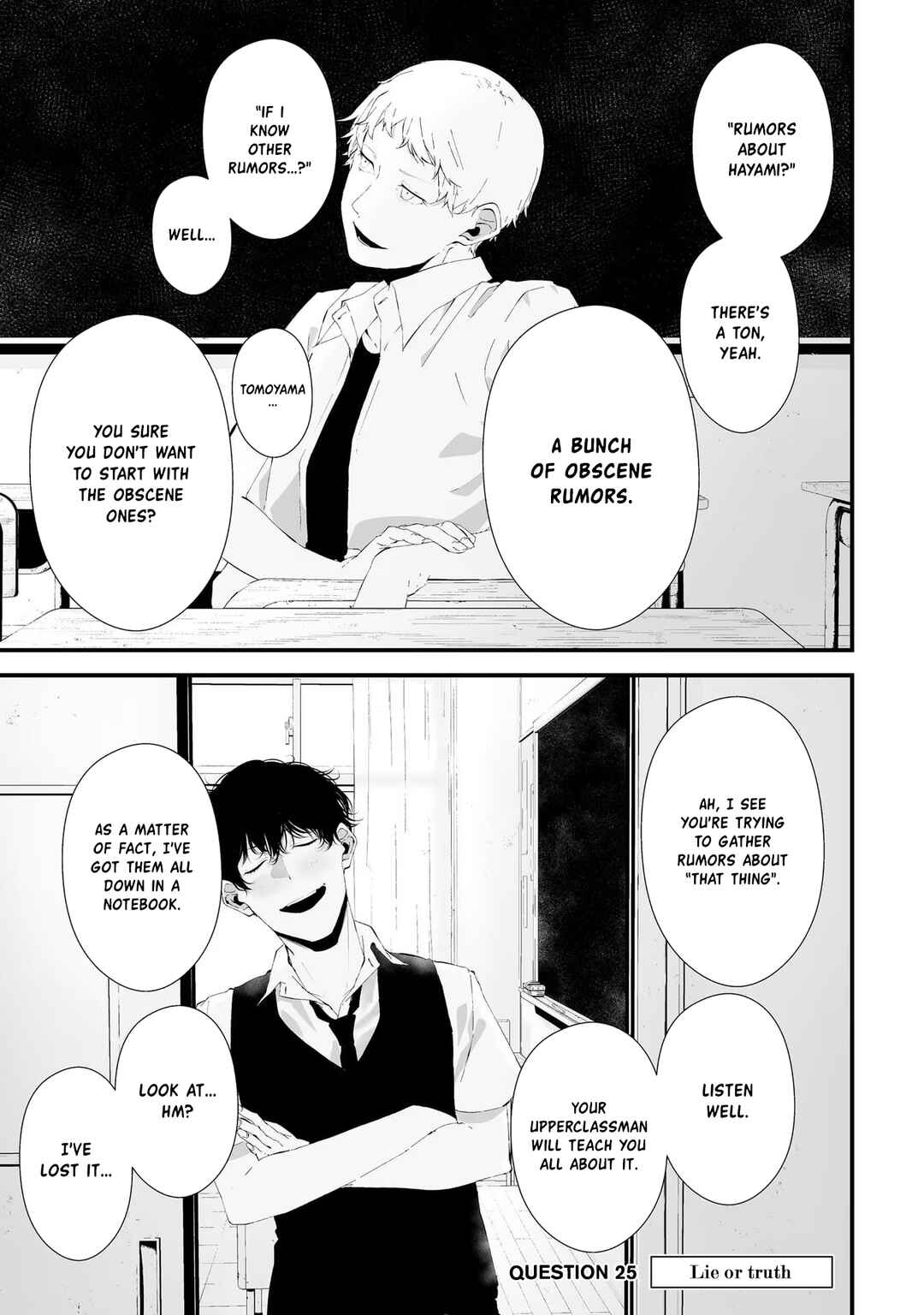 Tsurenai Hodo Aokute Azatoi Kurai ni Akai Chapter 25 - Page 1