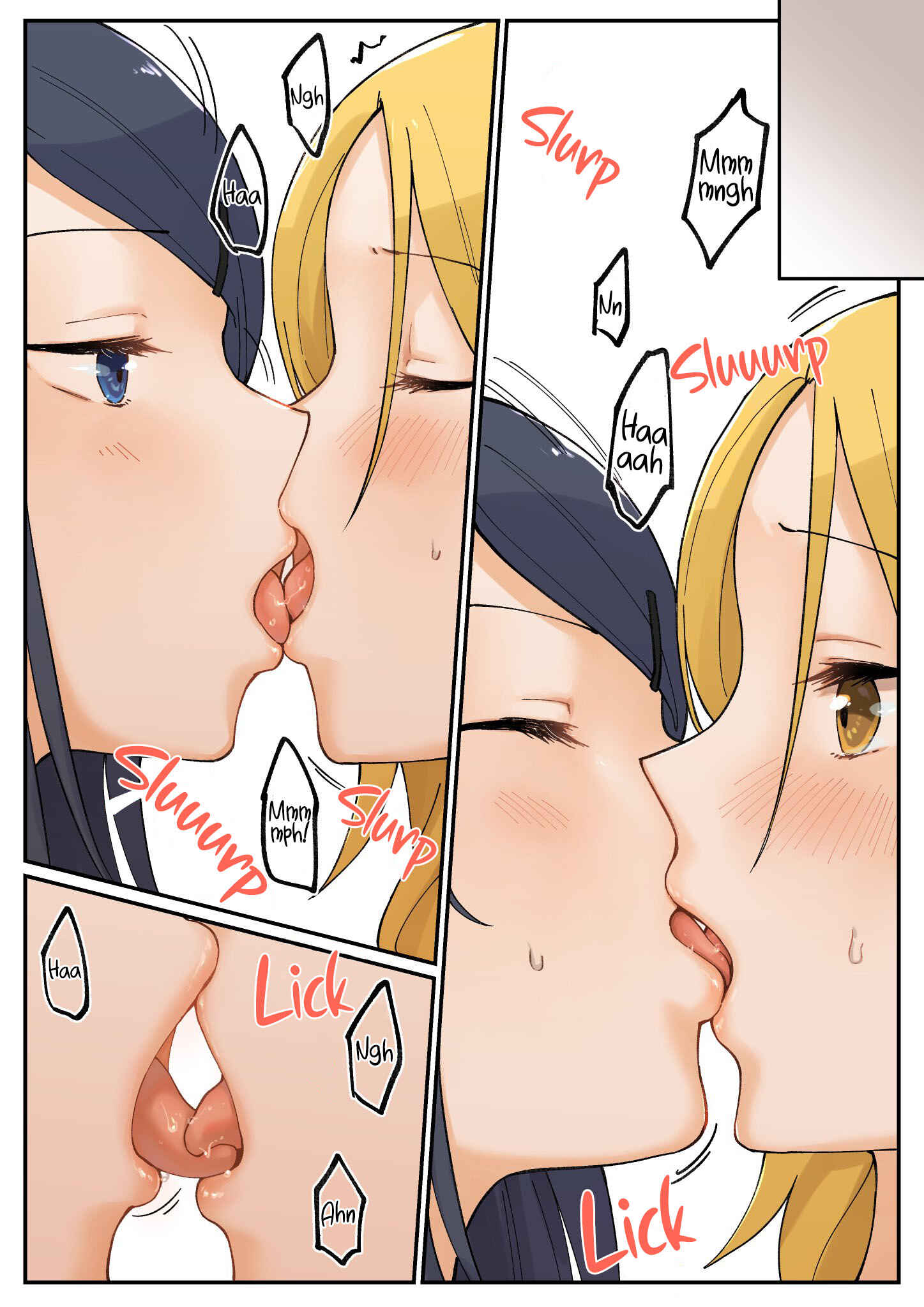 1 RT de nakawarui nonke joshi tachi ga 1 byou kiss suru Chapter 7 - Page 1