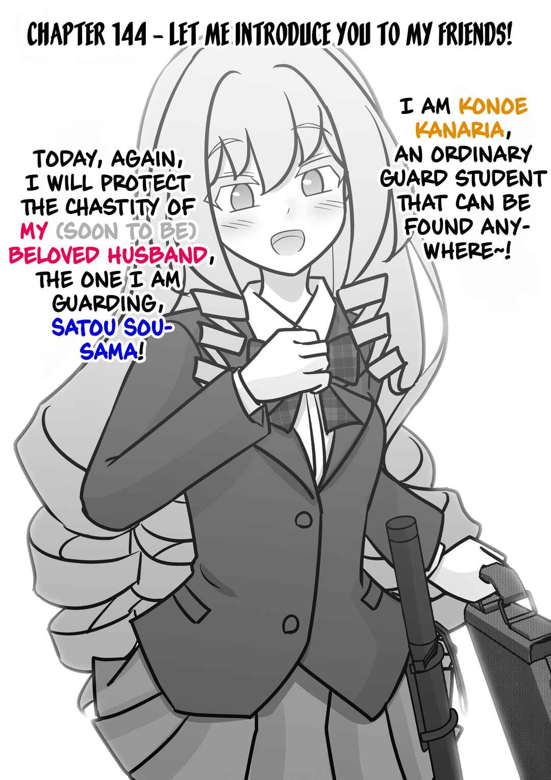 Danjo-hi 1:39 no Heikou Sekai wa Omoi no Hoka Futsuu Chapter 144 - Page 1