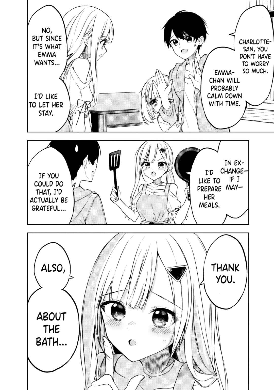 Maigo ni Natteita Youjo wo Tasuketara, Otonari ni Sumu Bishoujo Ryuugakusei ga Ie ni Asobi ni Kuru you ni Natta Ken ni Tsuite Chapter 12 - Page 14